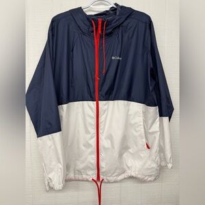 Columbia Navy Jacket with White Accents